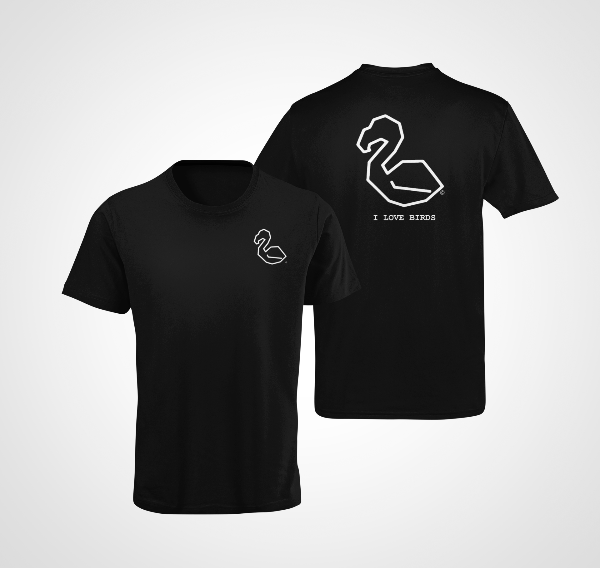 Unisex - Flamingo - I Love Birds